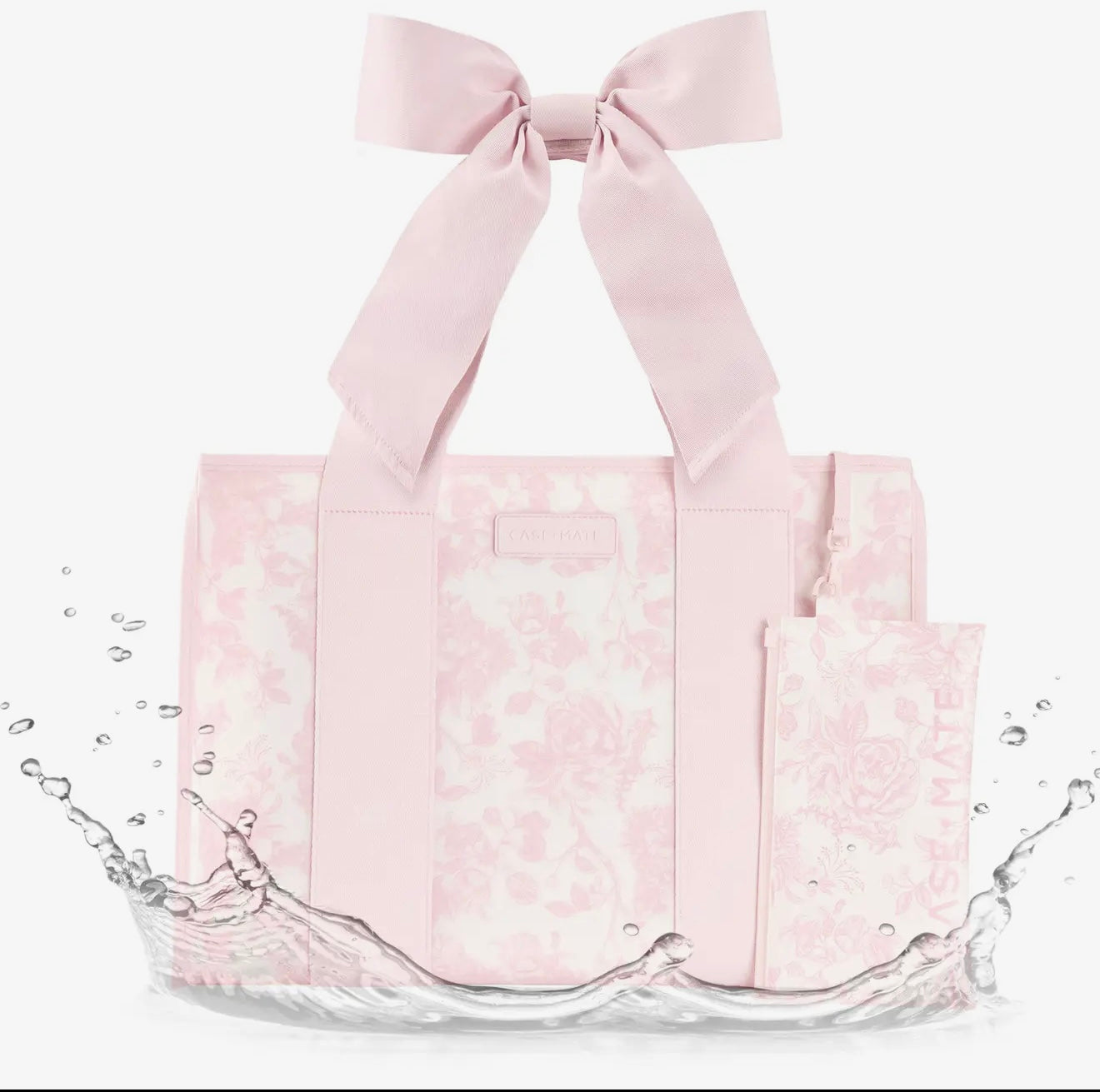 Case Mate Afternoon Rose Bow Jelly Tote