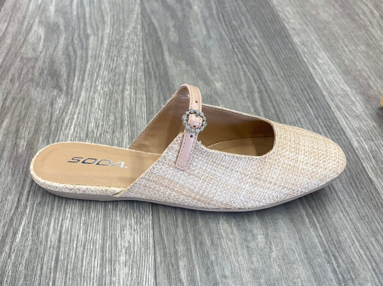 Raffia Ballet Flats