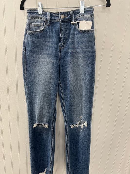 Raegan Mid Rise Crop Flare Jeans