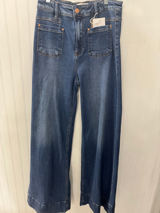 High Rise Patch Pocket Jeans
