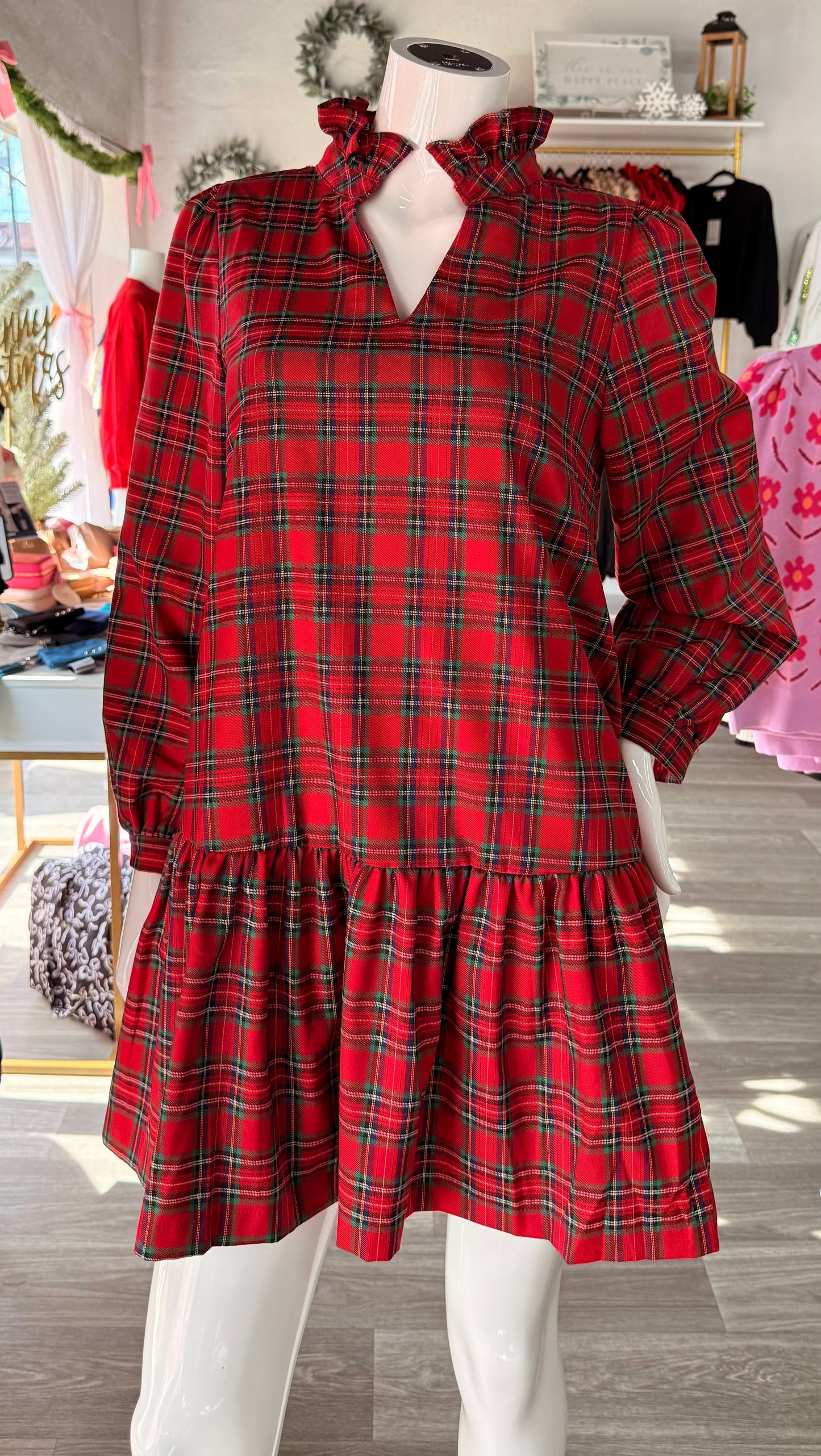 Christmas Plaid Dress