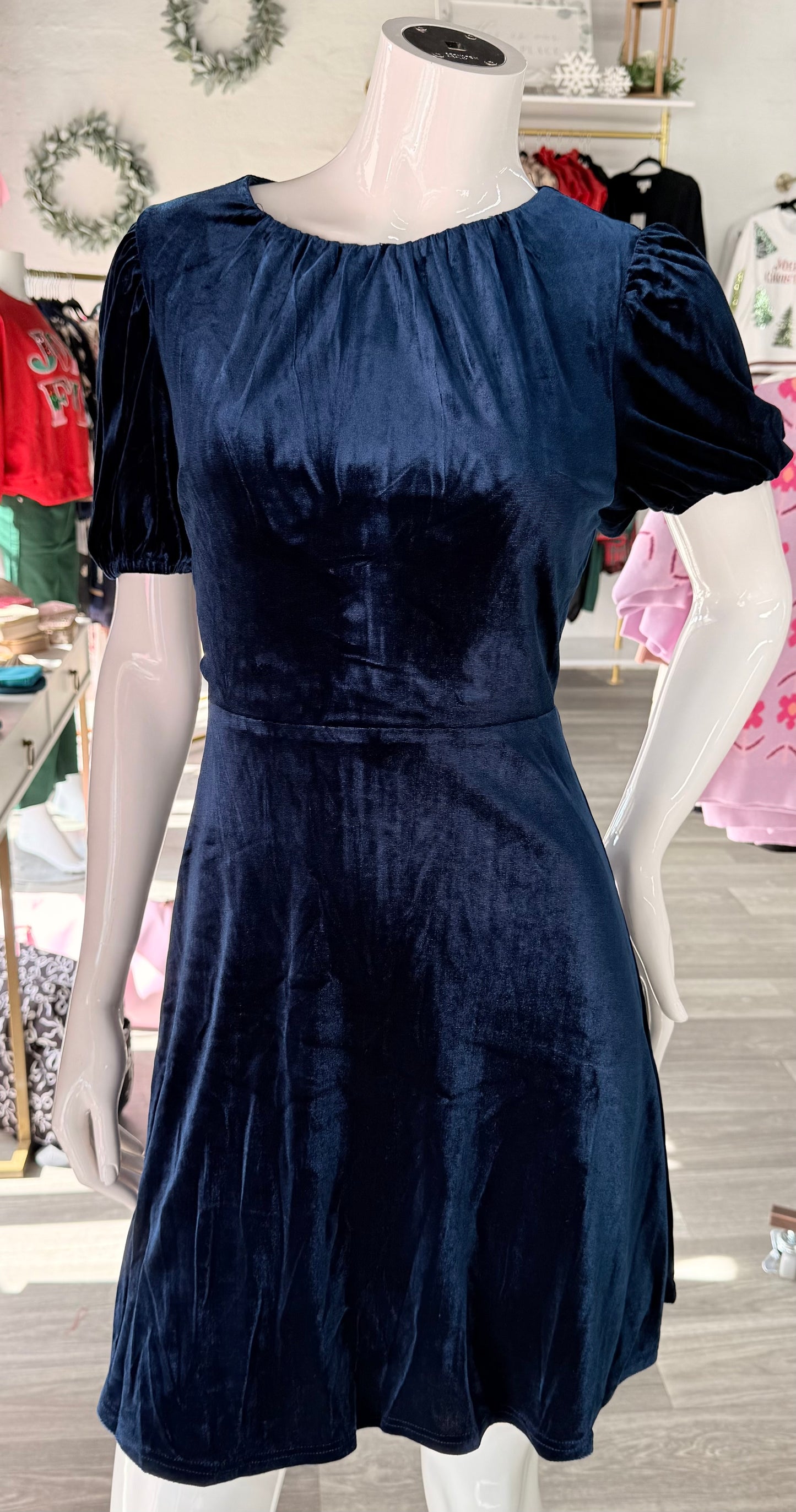 Let's Party Velvet Dress