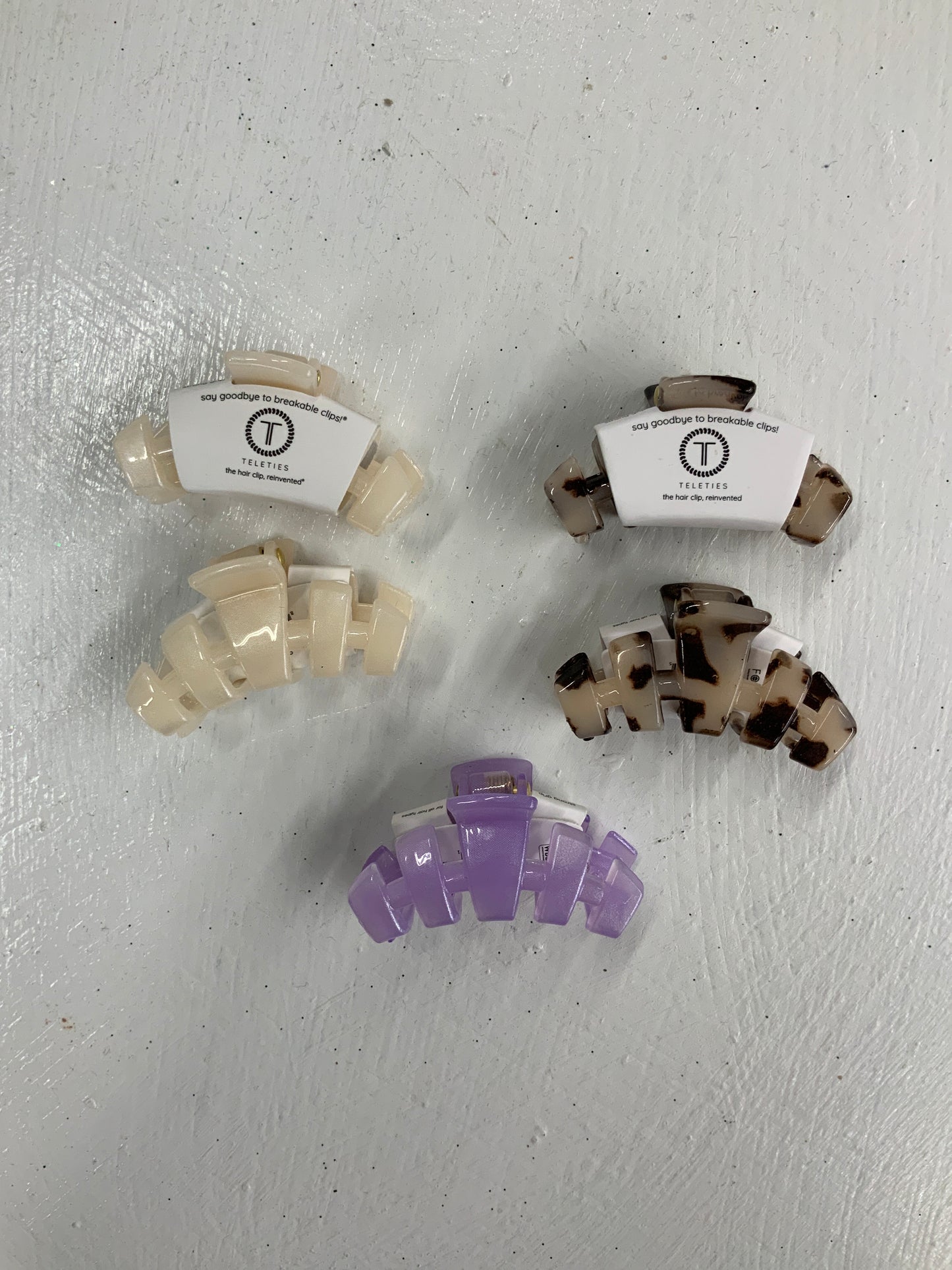 Teletie Tiny Hair Clips