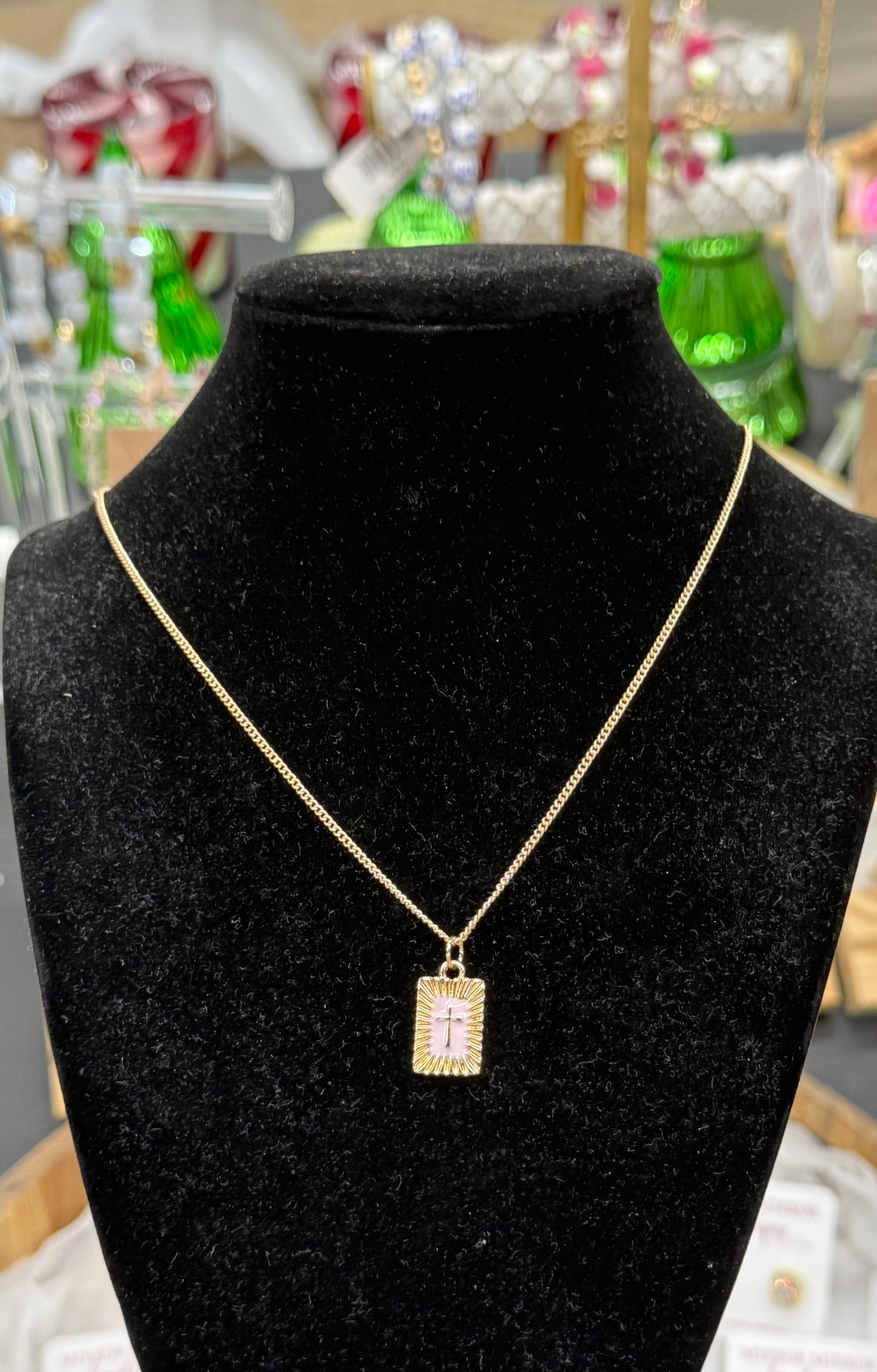 Starburst Cross Necklace