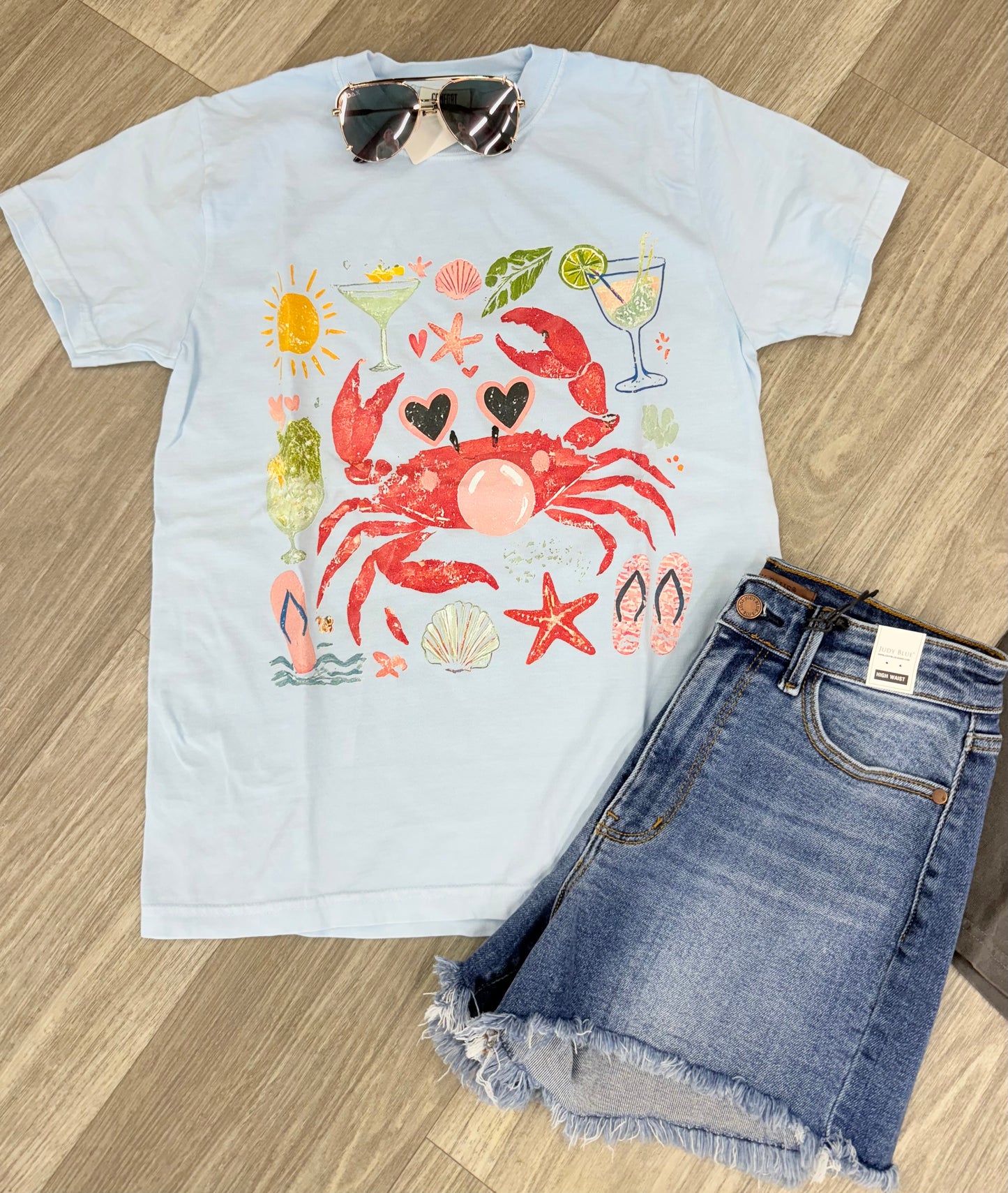 Bubblegum Crab Tee
