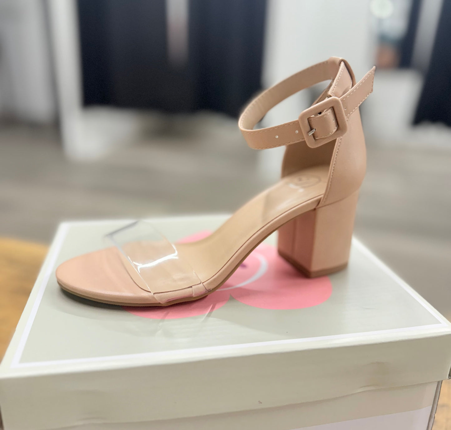 Clear & Nude Heels