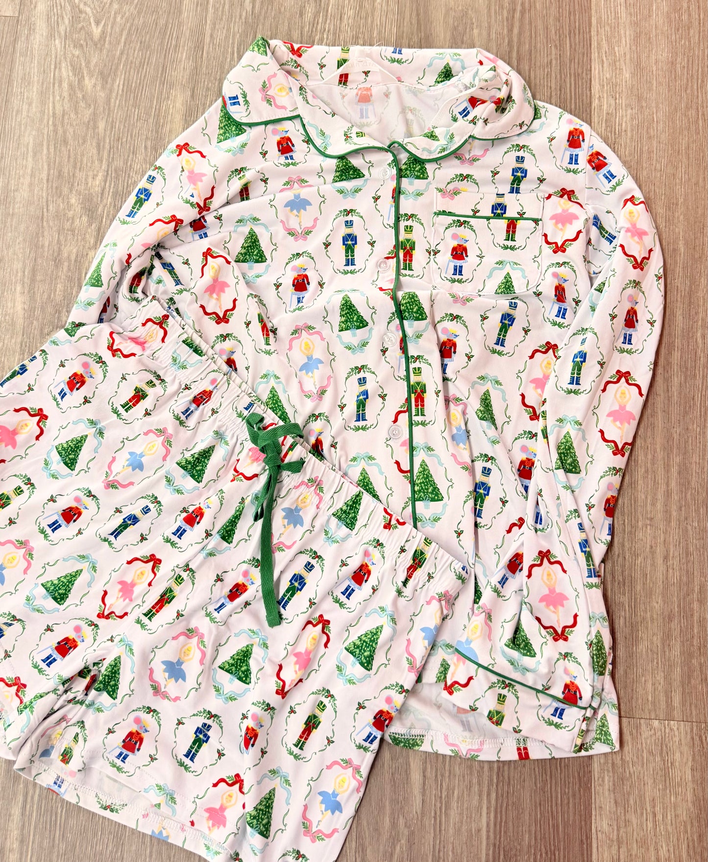 Nutcracker Blue & Pink PJ Set