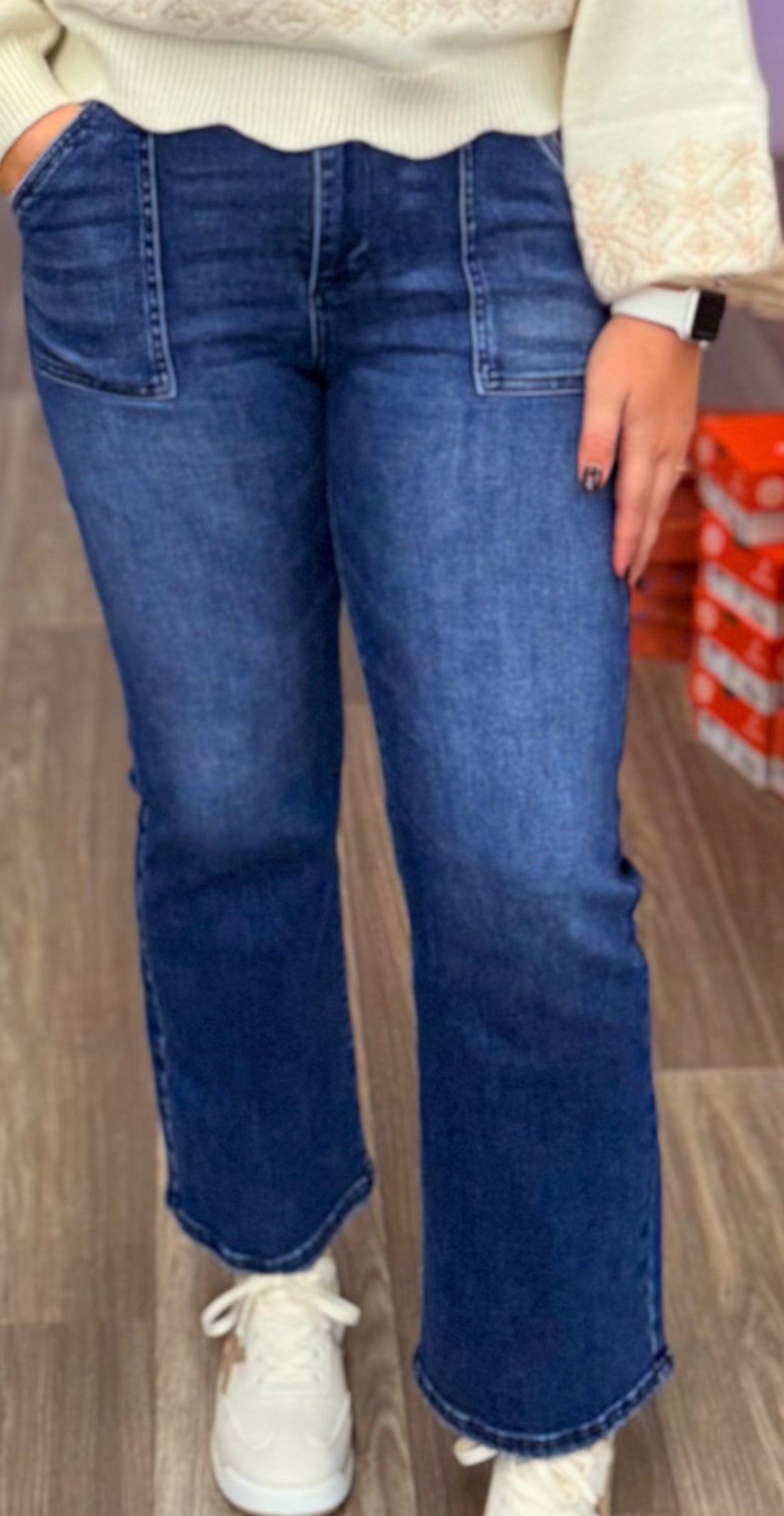 Carmen High Rise Ankle Flare Jeans