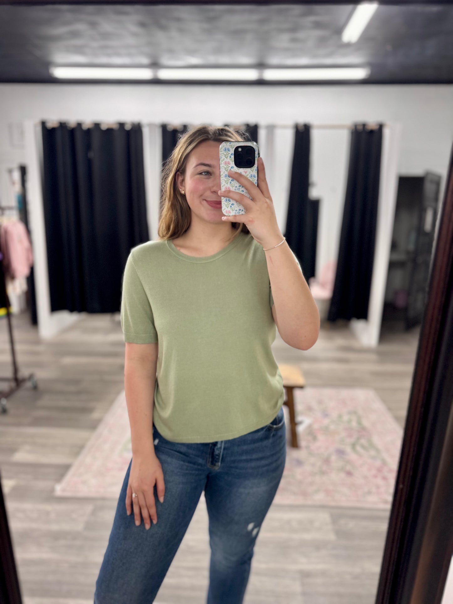 Sage Sweater Knit Top