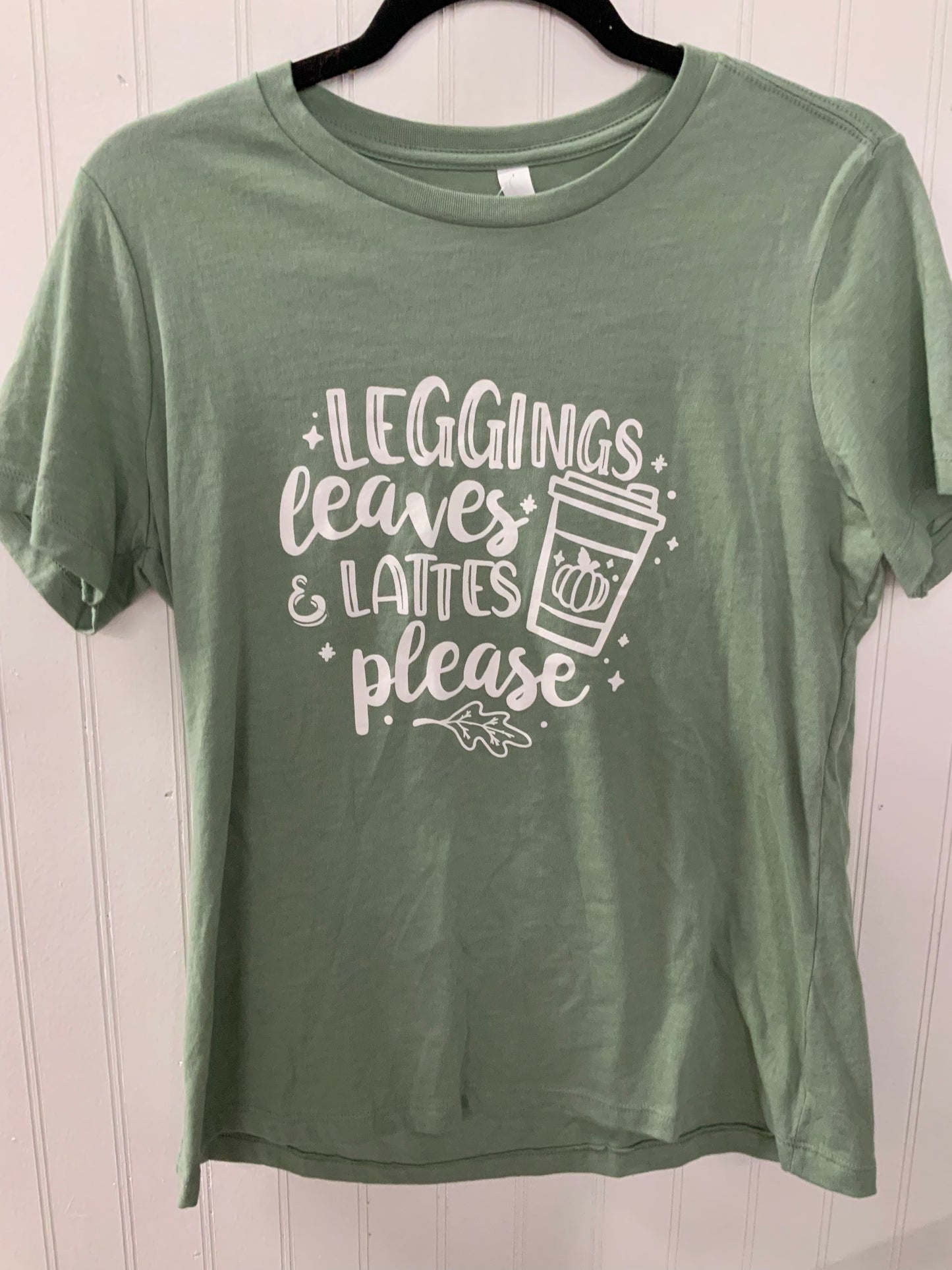 Leggings Leaves & Lattes Tee