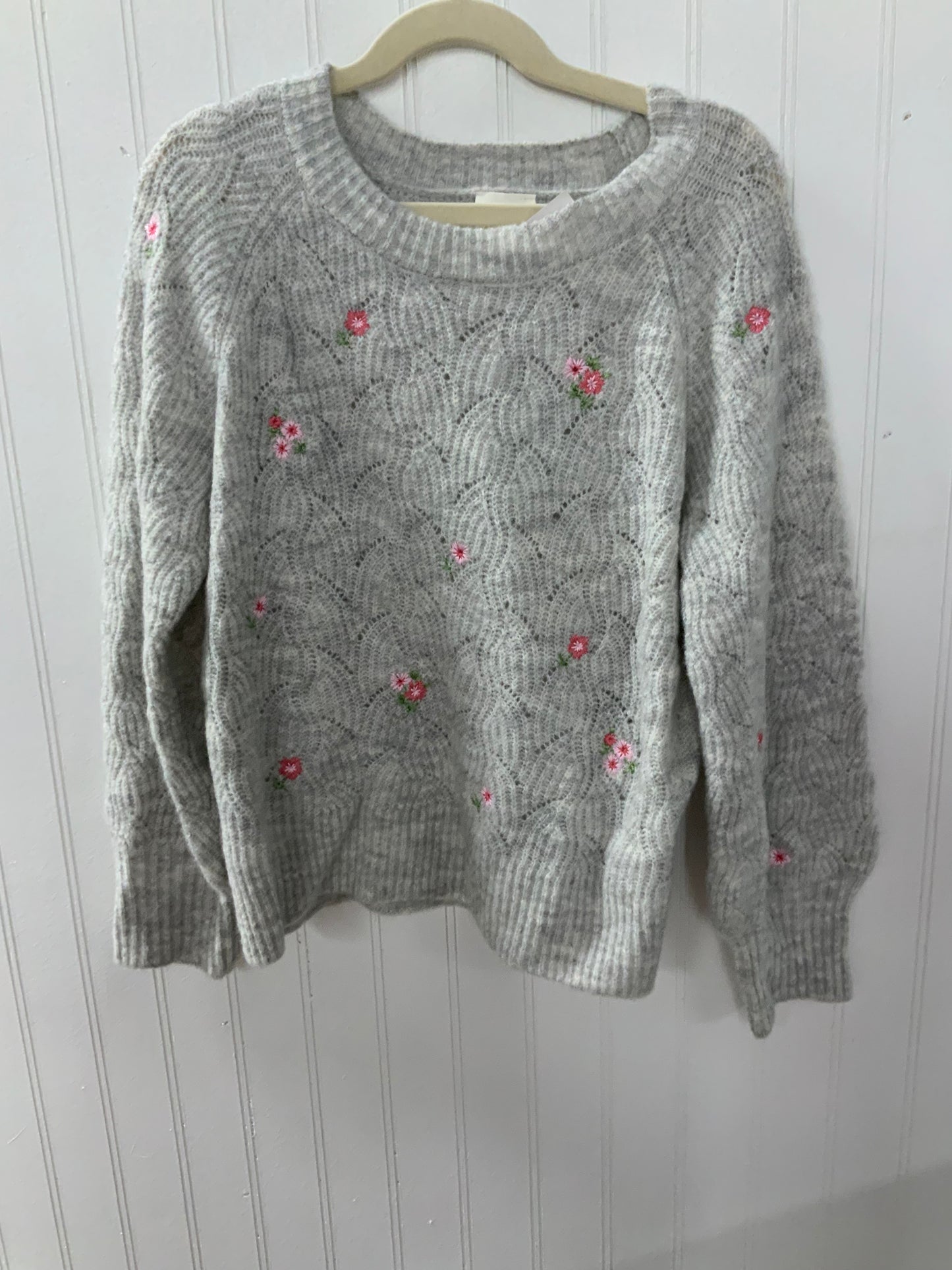 Tween Floral Sweater