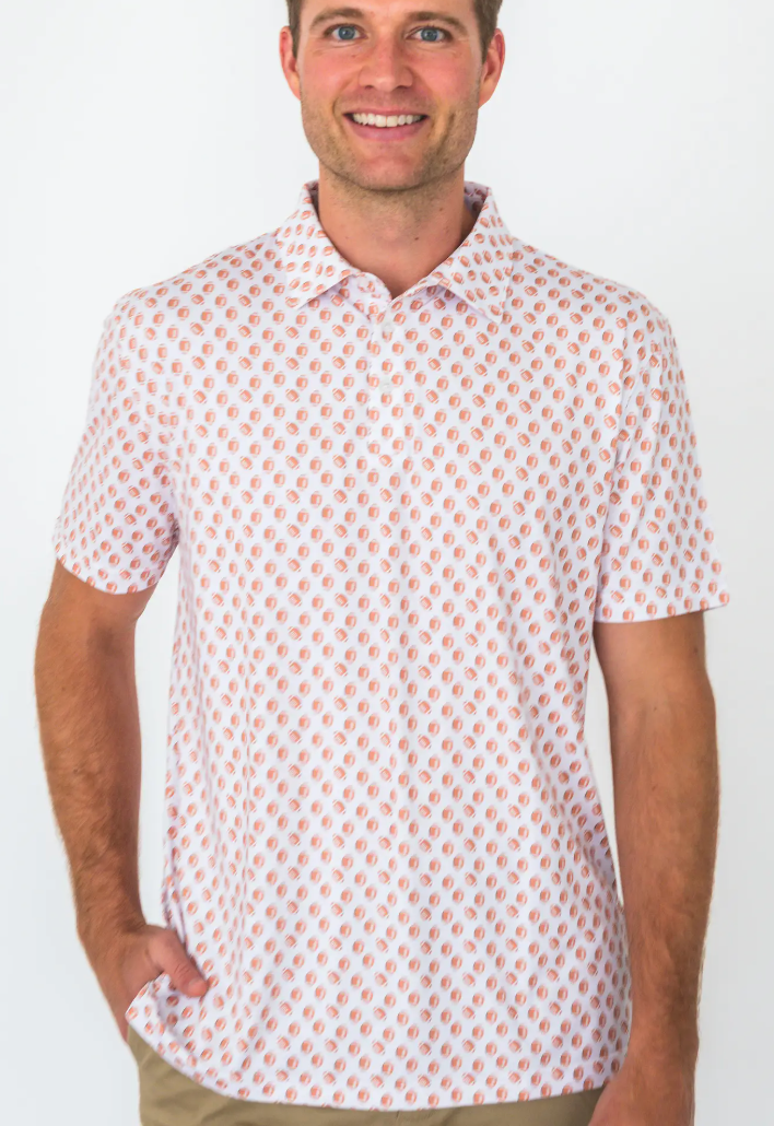 Mens Football Performance Polo