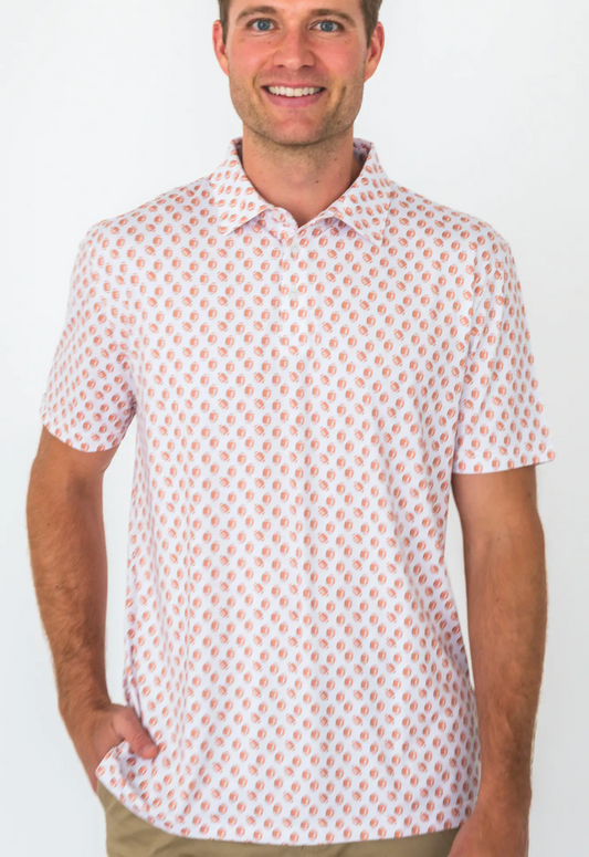 Mens Football Performance Polo