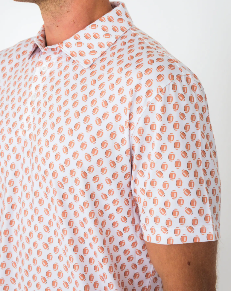 Mens Football Performance Polo