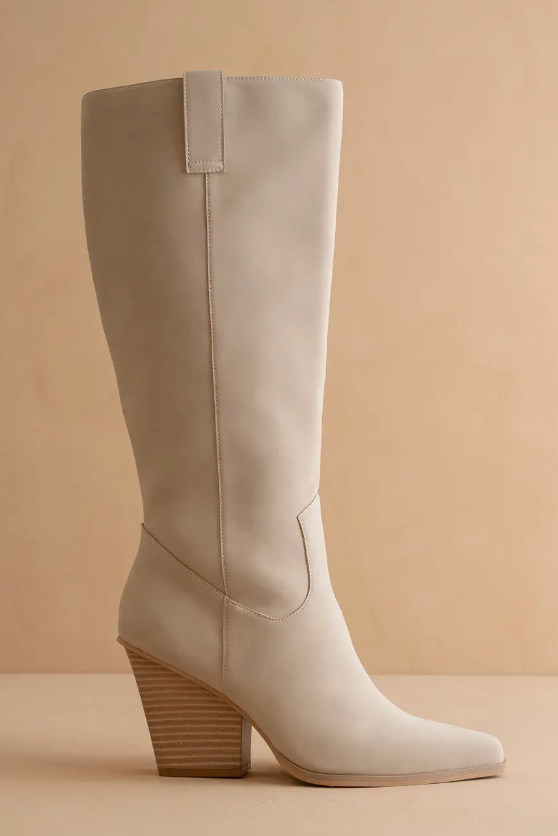 Collins Taupe Suede Boots