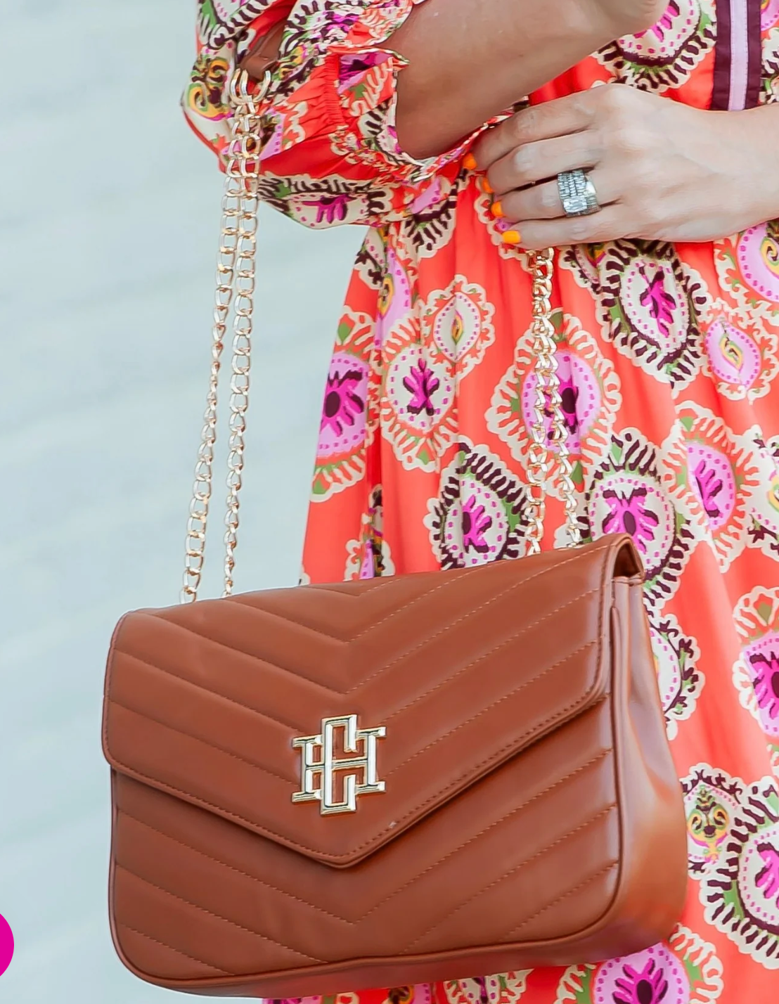 Mia Crossbody Bag Saddle