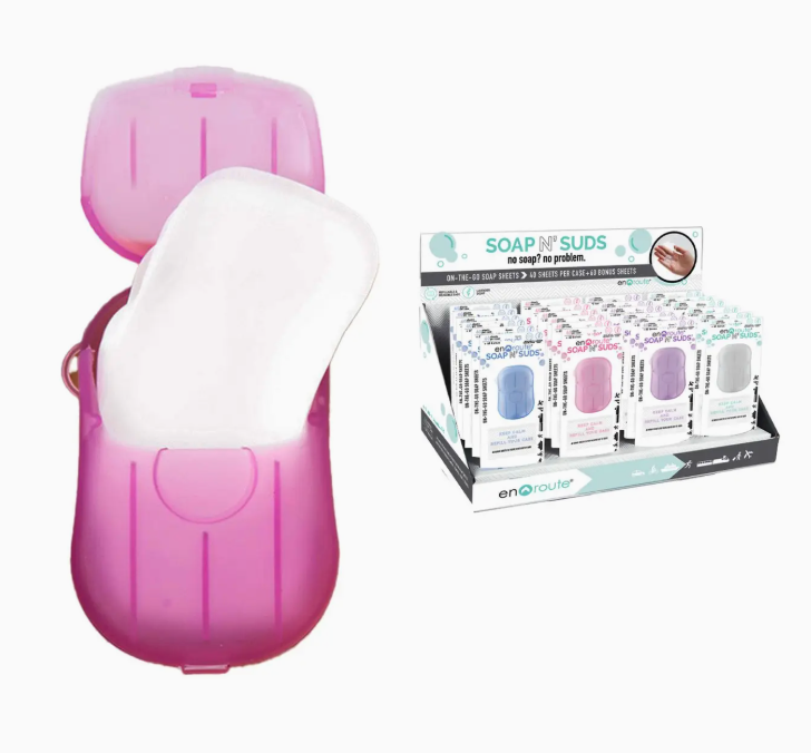 En Route Soap 'n Suds On-The-Go Soap Sheets