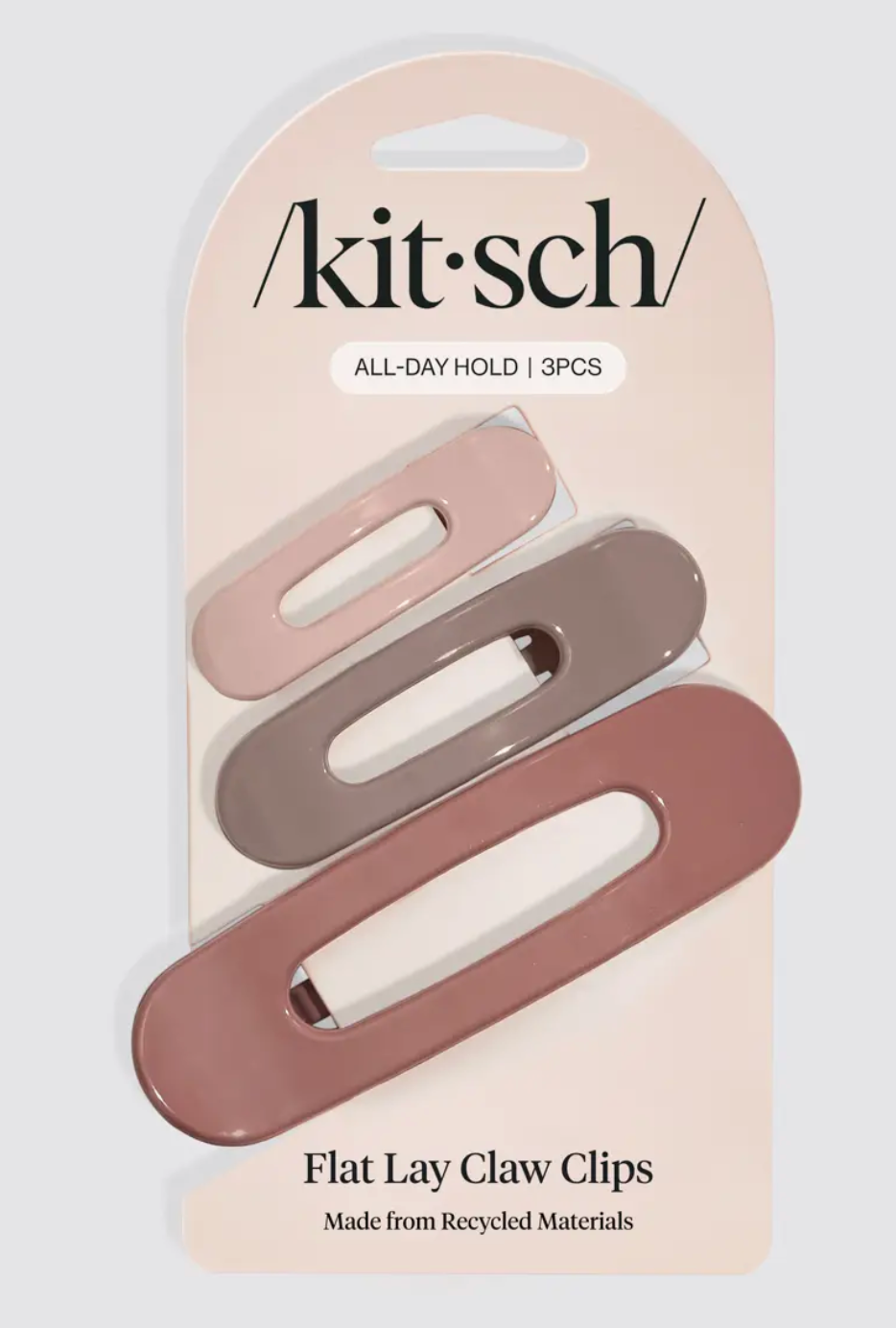 Flat Lay Claw Clip 3pc Set