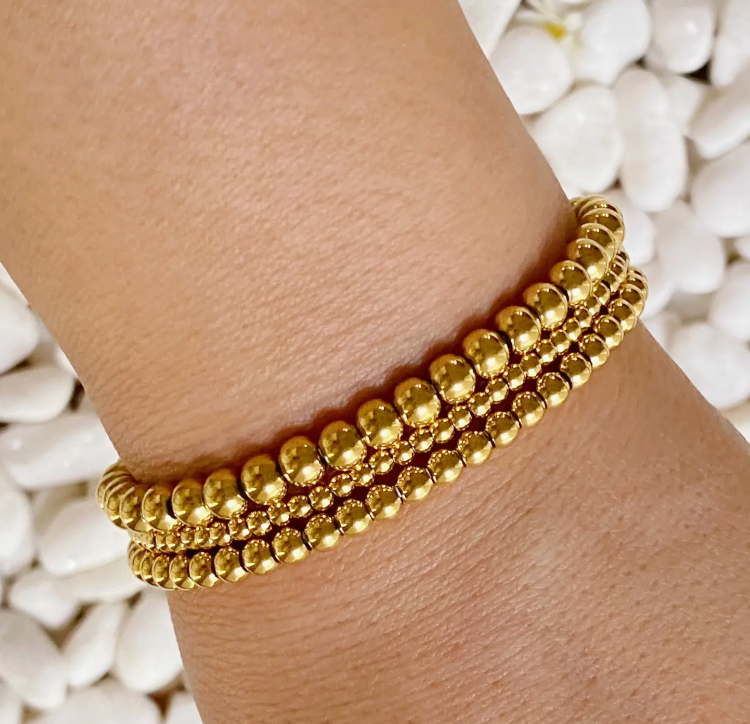 Keep It Forever Gold Stretch Bracelet Set
