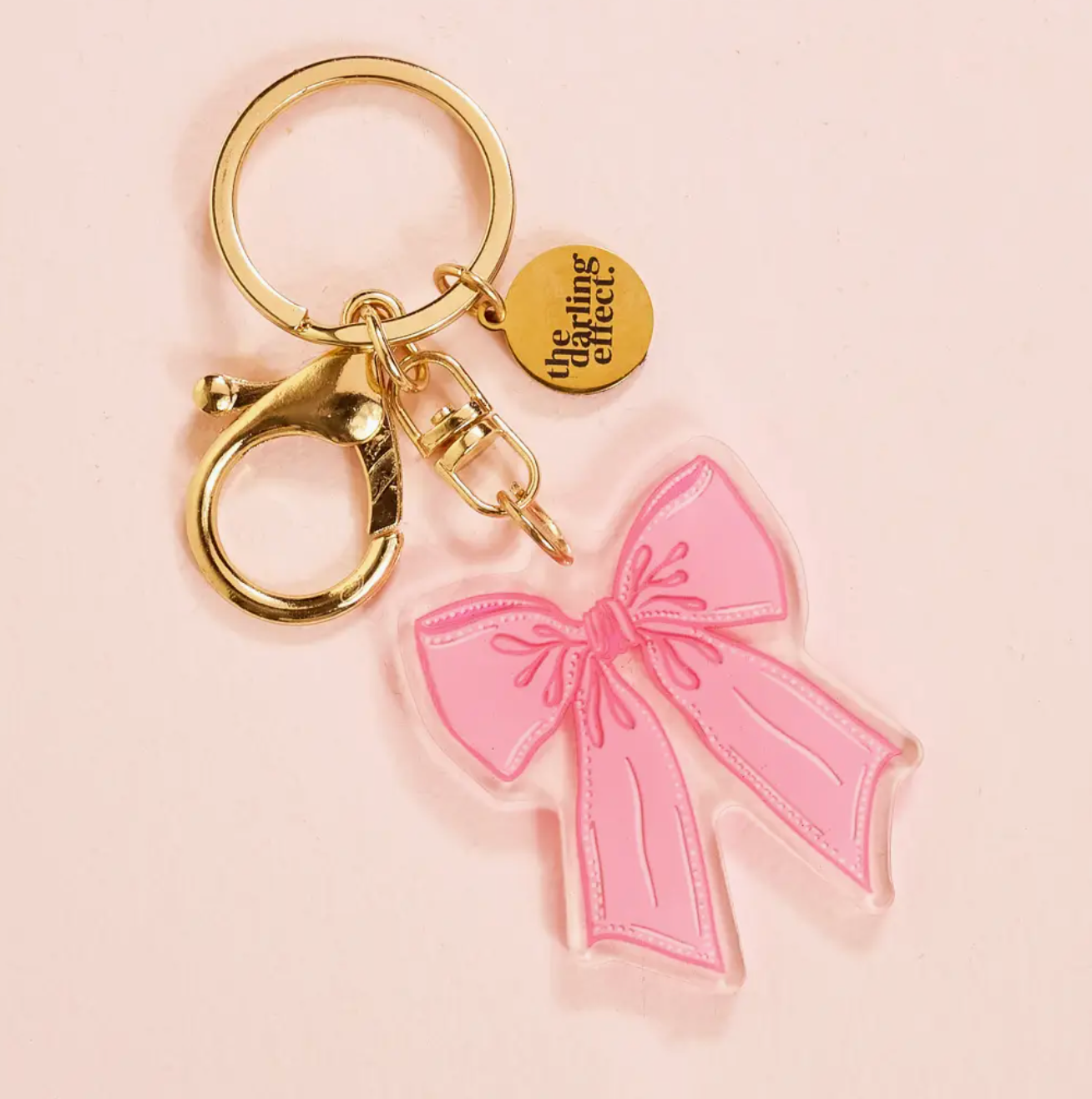 Acrylic Bow Keychain