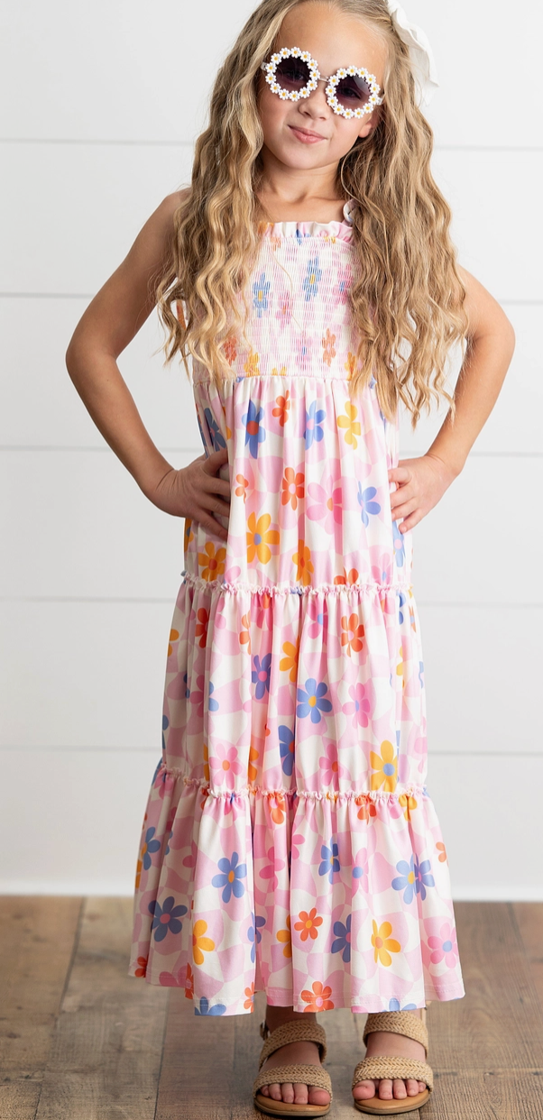 Tween Daisy Summer Maxi Dress