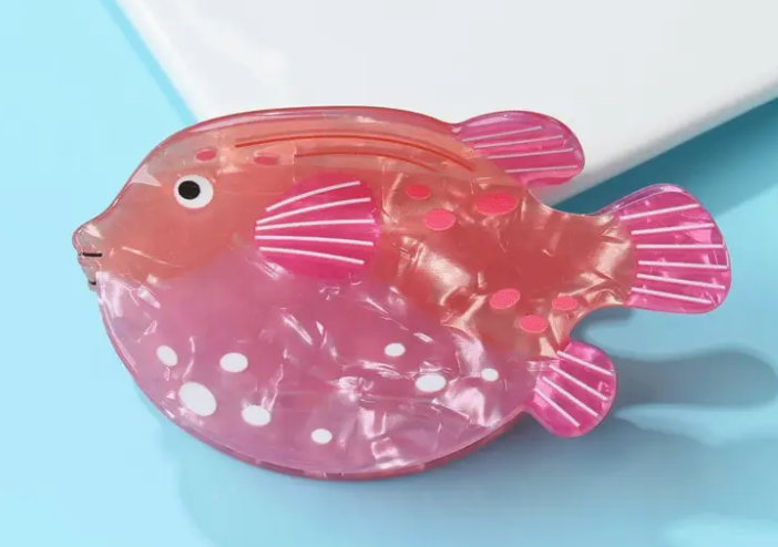 Seaside Nautical Fish Hair Clip