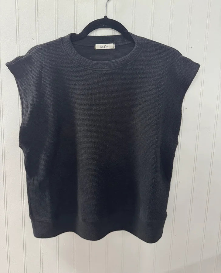 Black Knit Tee