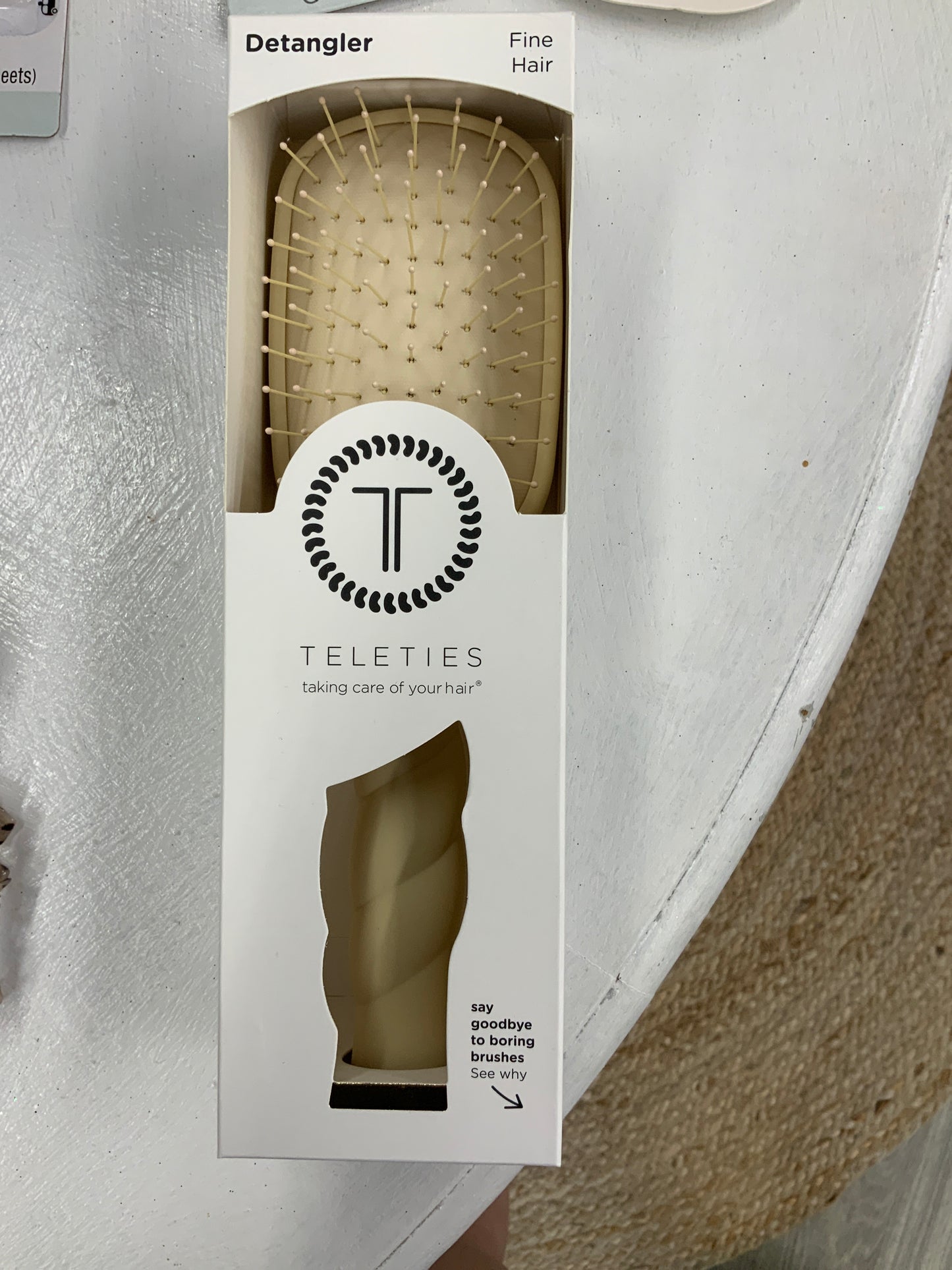 Teletie Detangling Hair Brush with Storage