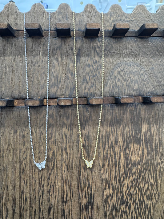 Simple Butterfly Necklace
