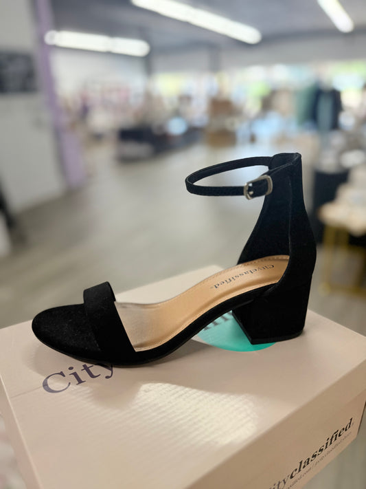 Weekend Black Block Heels