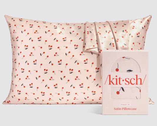 Cherry Satin Standard Pillowcase