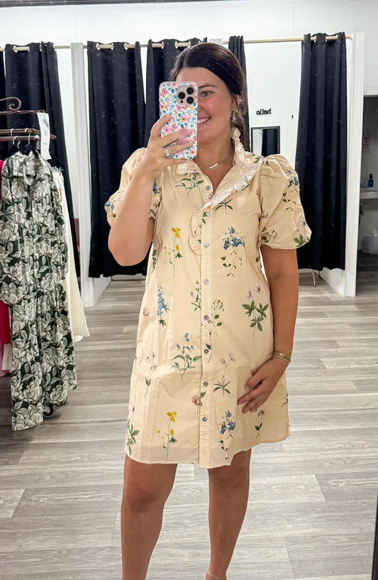 Wildflower Button Dress