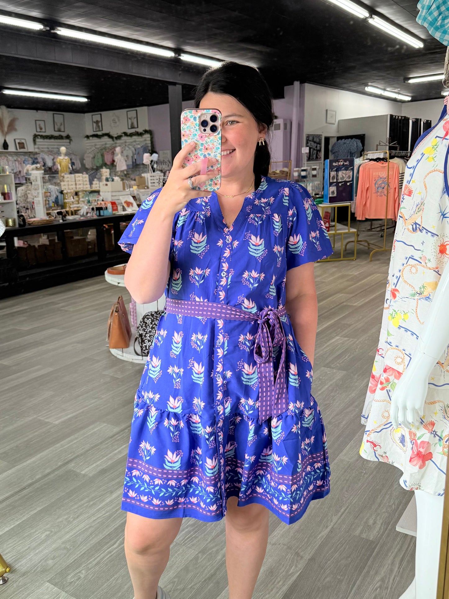Addie Petal Keepsake Blue Dress