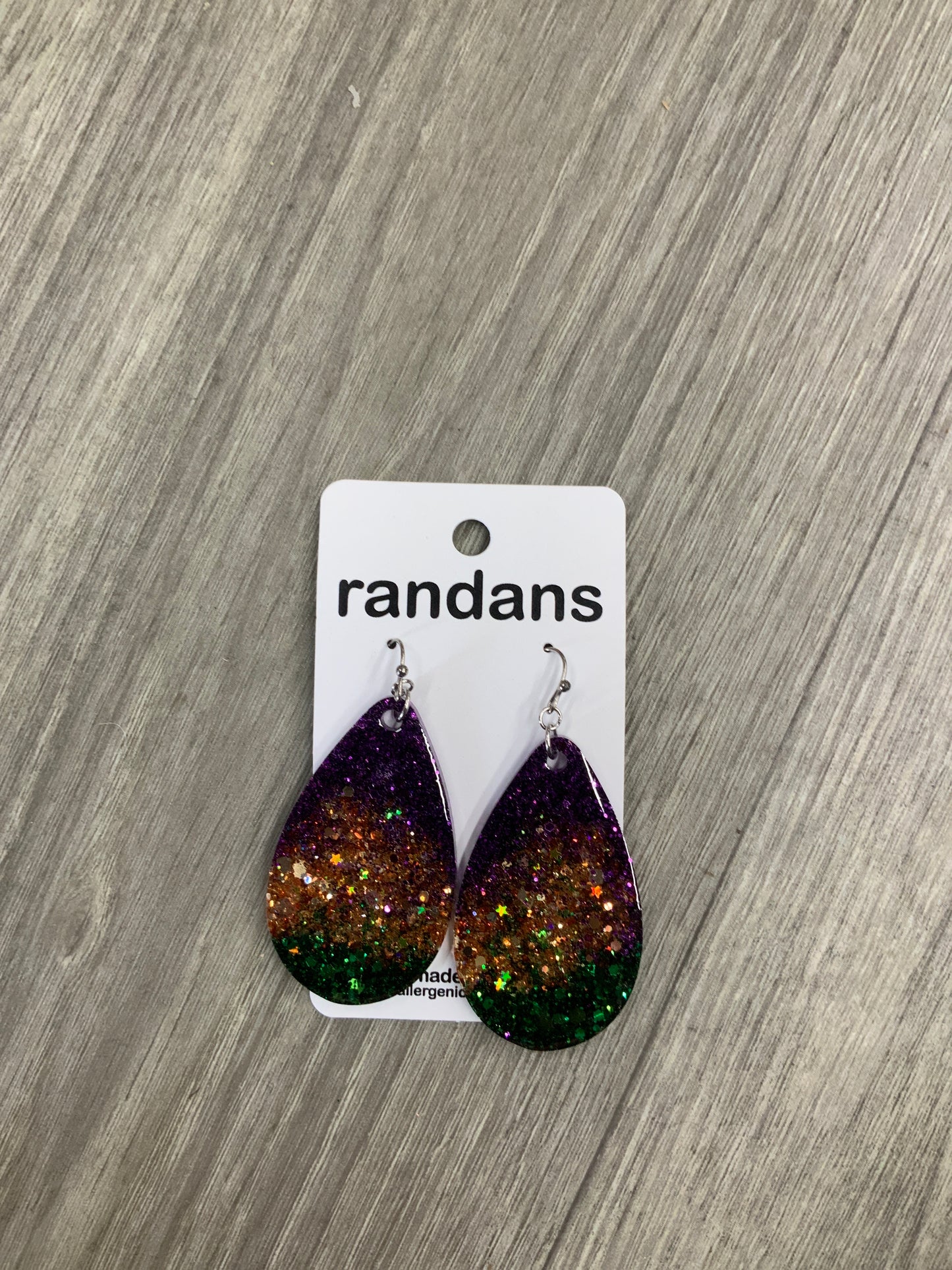 MG Glitter Drop Earrings