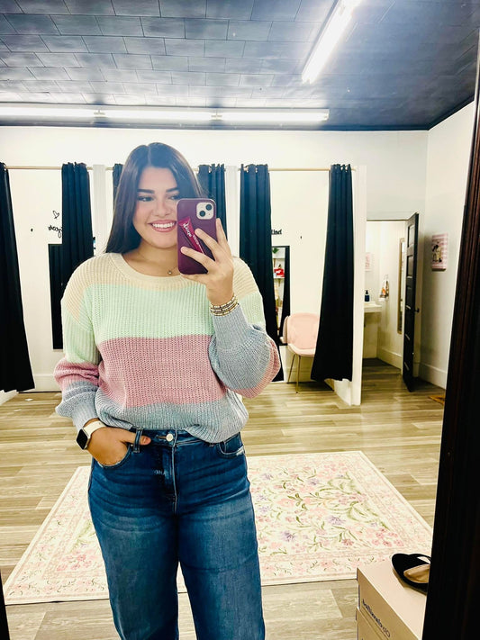 Color Block Sweater