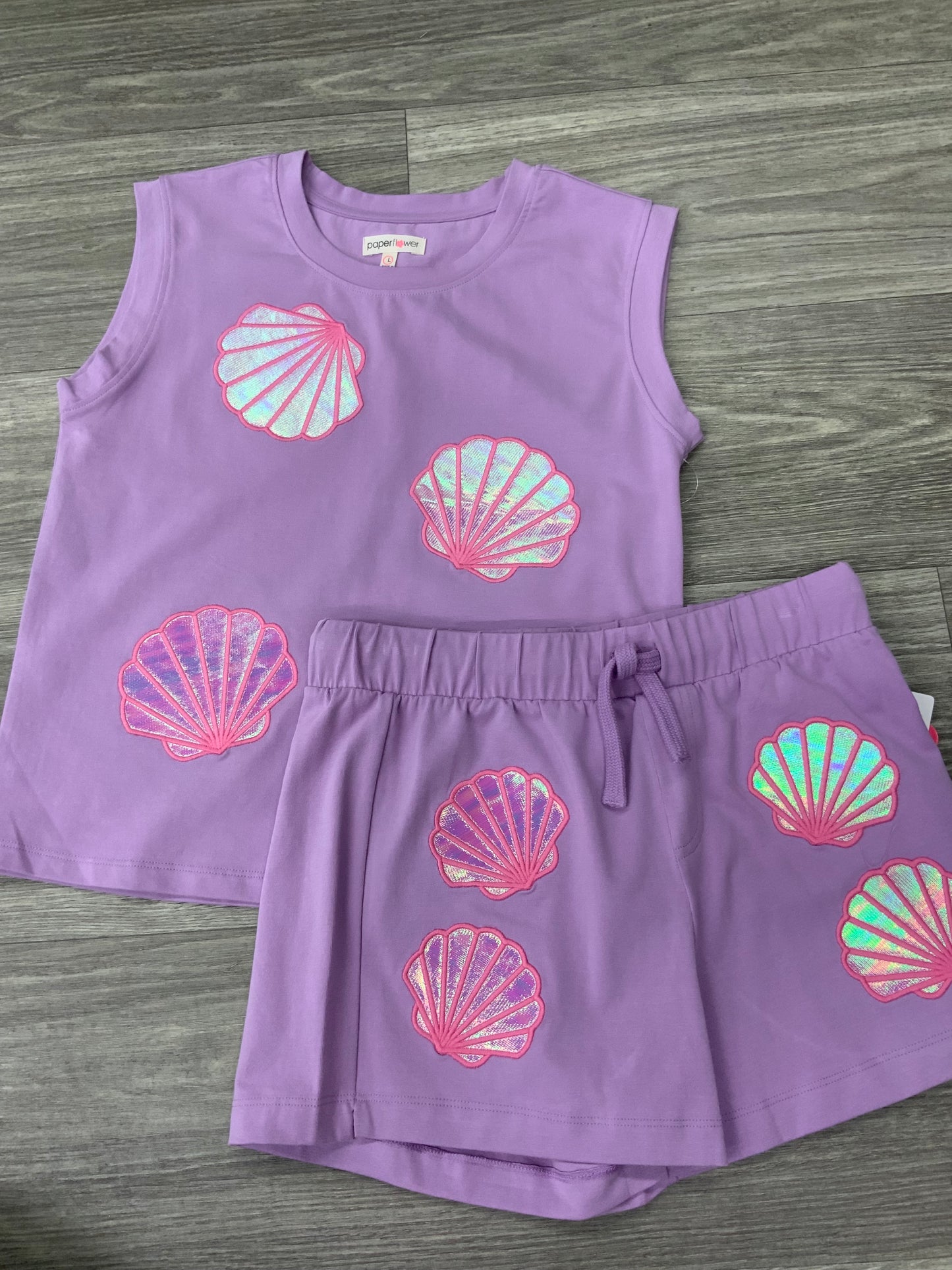 Tween Seashell Short Set