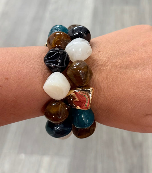Lacey Resin Bracelet Set
