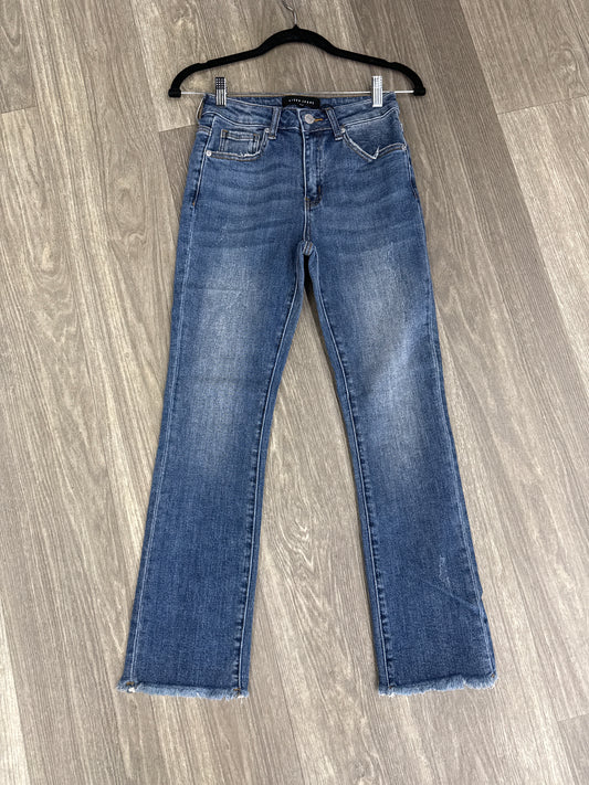 Macie Mid Rise Crop Straight Jeans