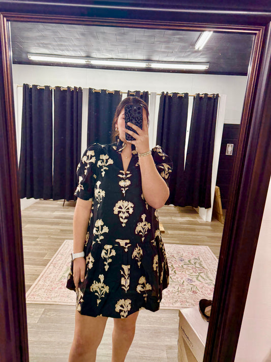 Black Detailed Dress