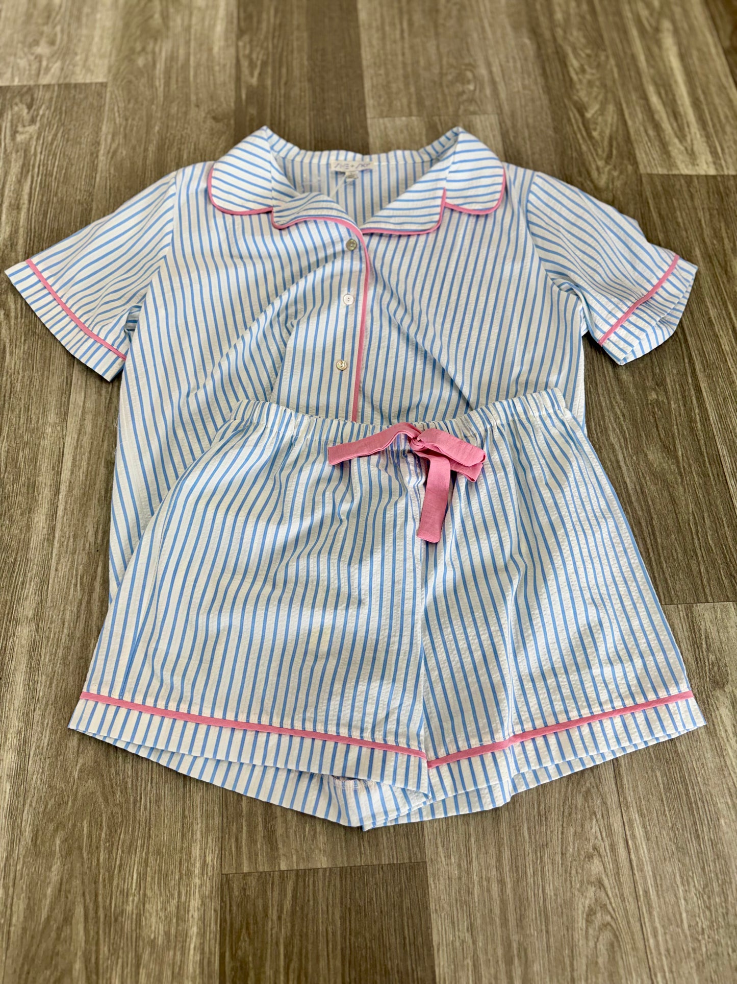 Sweet Dreams Pink & Blue PJ Set