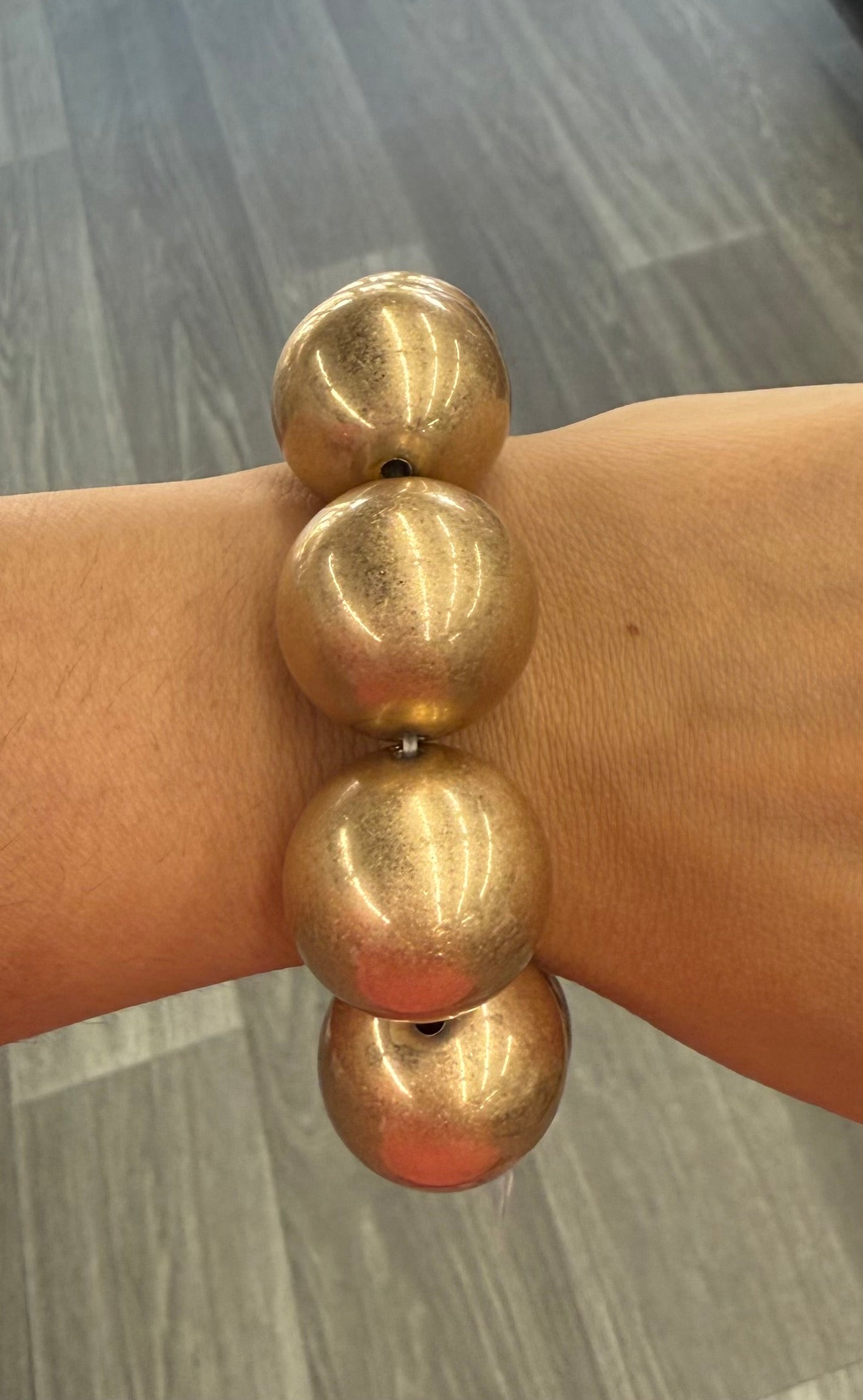 Gold Beaded Bracelet