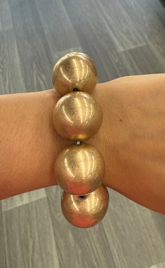 Gold Beaded Bracelet