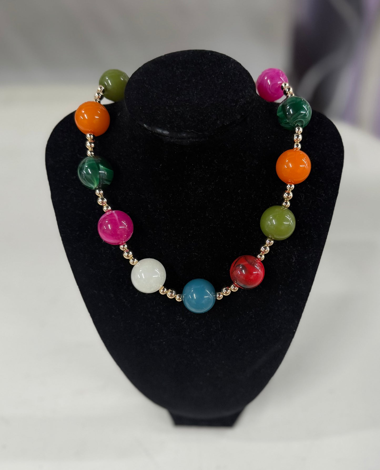 Candy Beaded Necklace