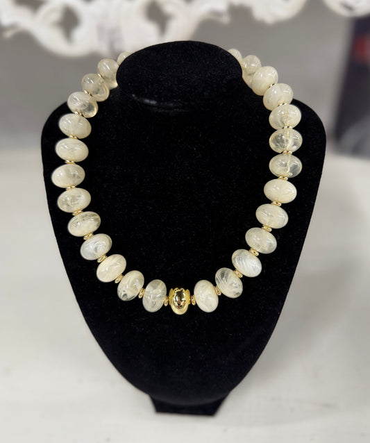 Natural Stone Chunky Necklace