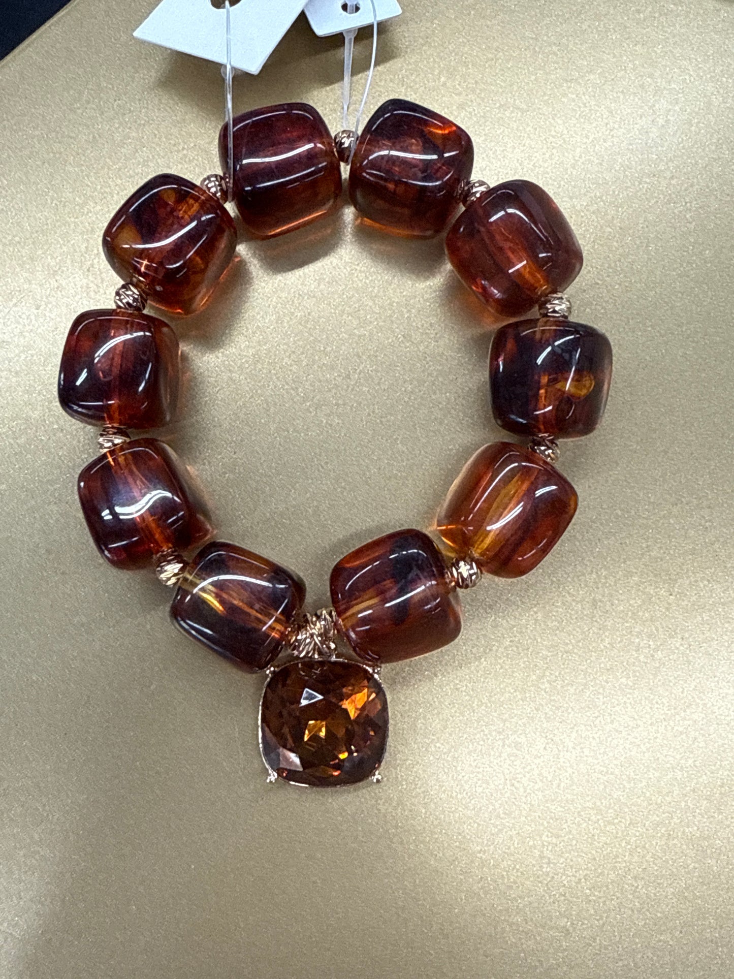 Brown Resin Bracelet