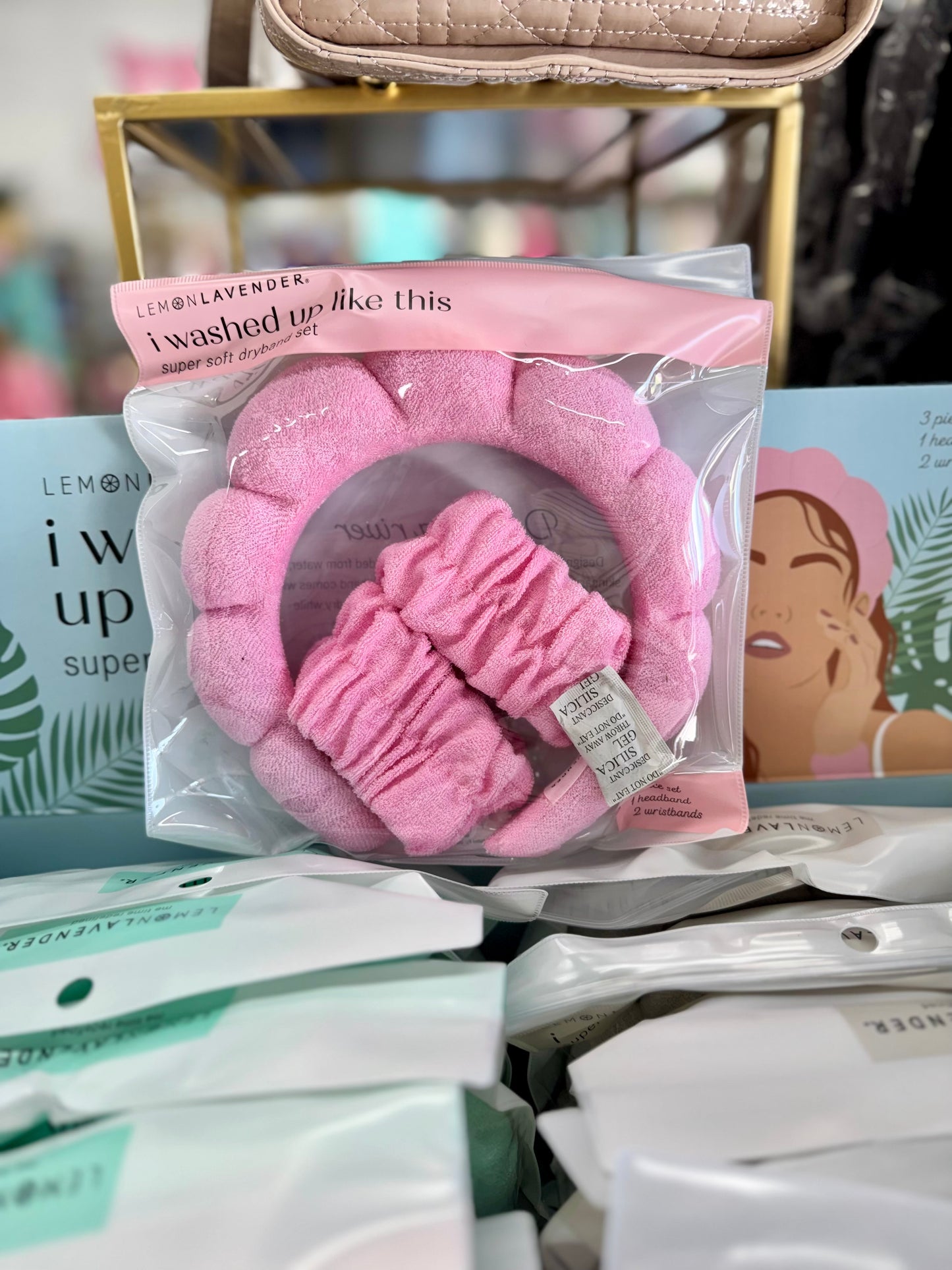 Face Wash Headband & Arm Cuff Set