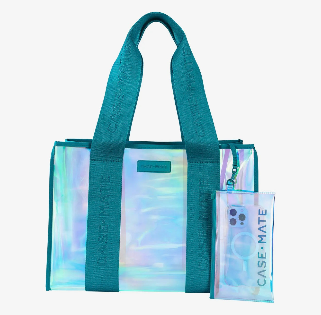 Case Mate Emerald Blue Soap Bubble Jelly Tote
