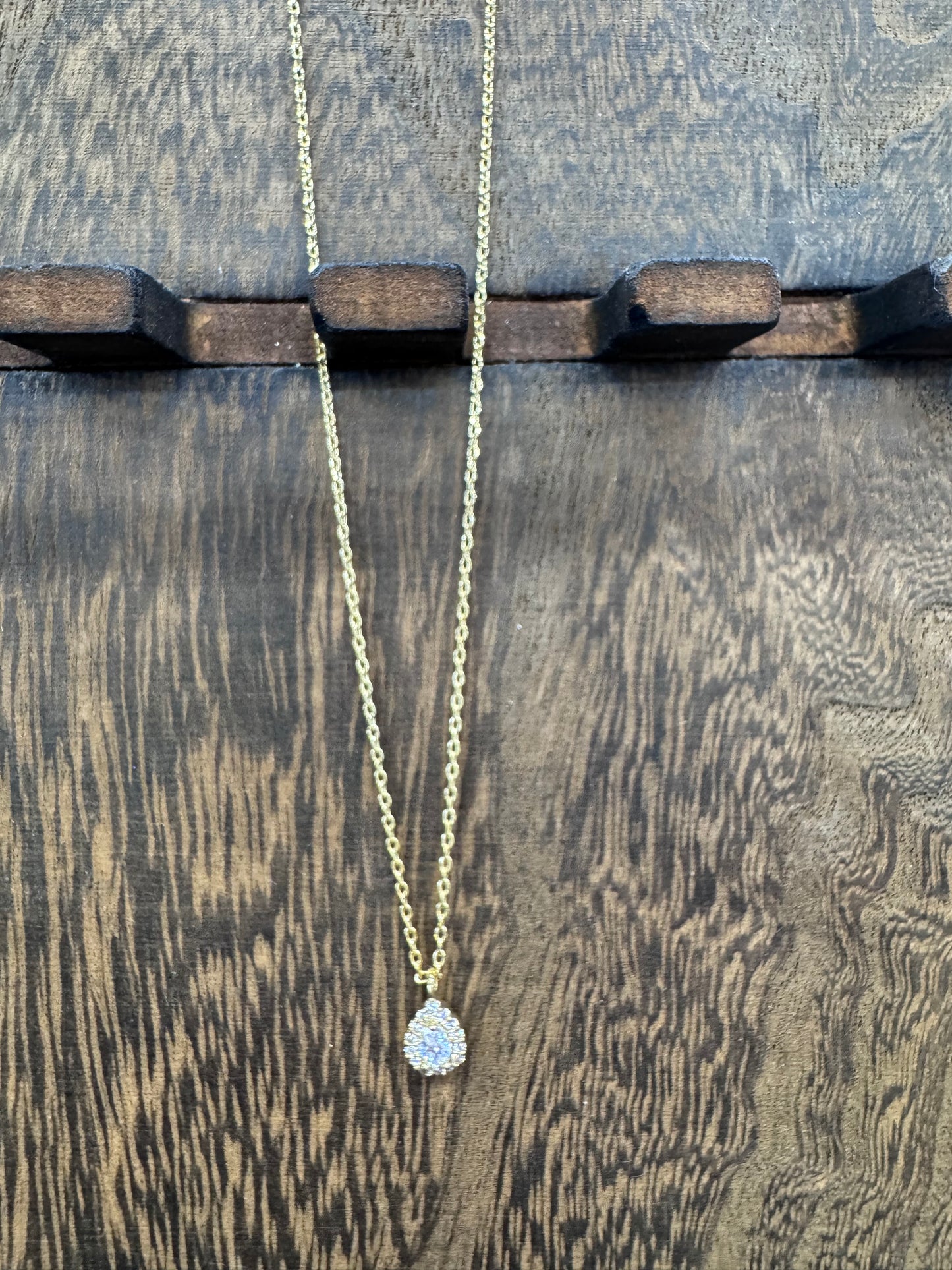 Rhinestone Pendant Necklace