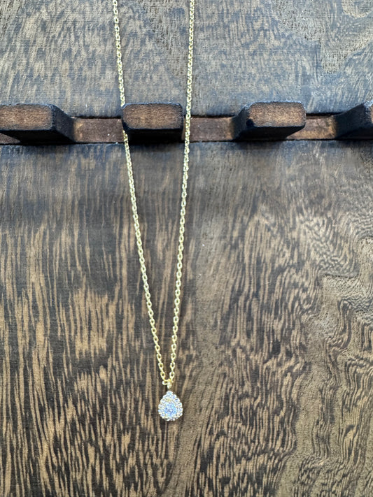 Rhinestone Pendant Necklace
