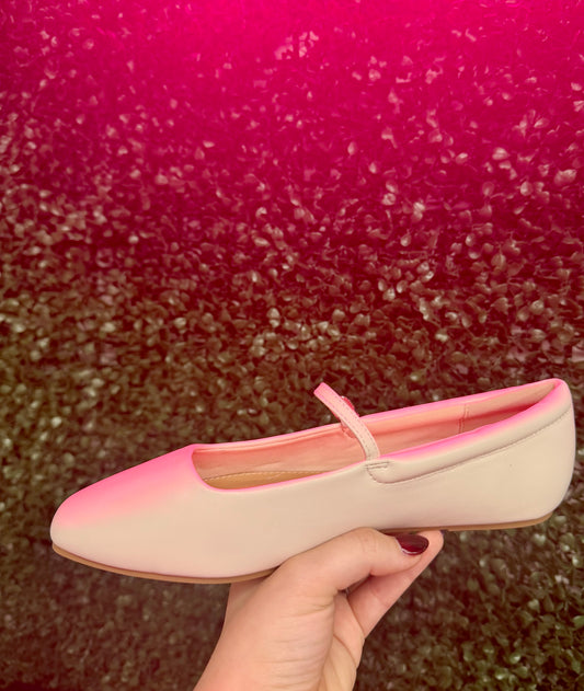 Bone Ballet Flats